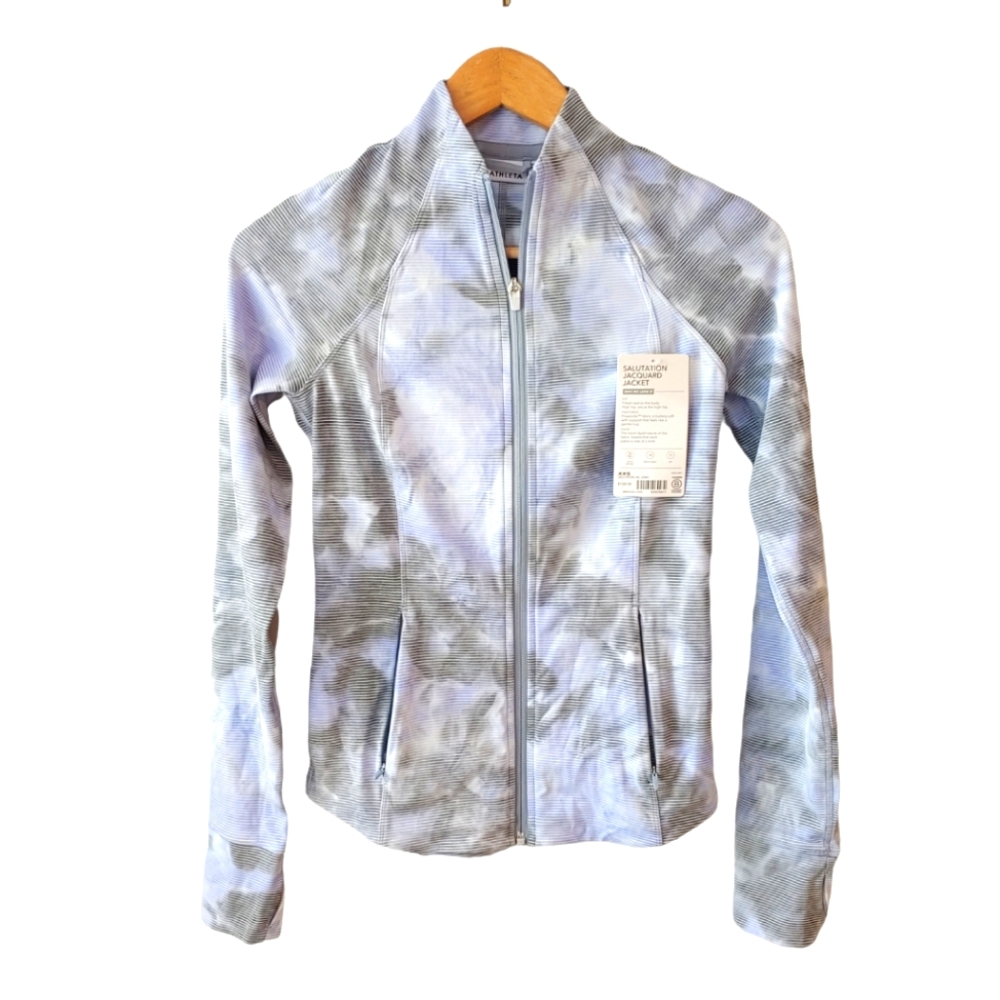 NWT-Athleta Salutation Jacquard Jacket Size XXS